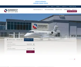 Sunwestaviation.ca(Sunwest Aviation) Screenshot