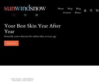 Sunwindsnow.com(Sun wind snow) Screenshot