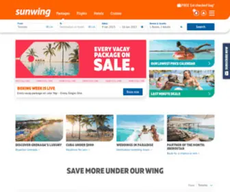 Sunwing.ca(Last Minute Travel Deals) Screenshot