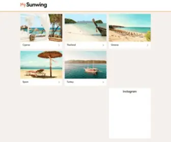 Sunwing.net(Familjesemester på våra Sunwing Family Resorts) Screenshot