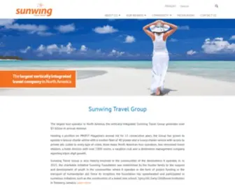 Sunwingtravelgroup.com(Sunwing Travel Group) Screenshot