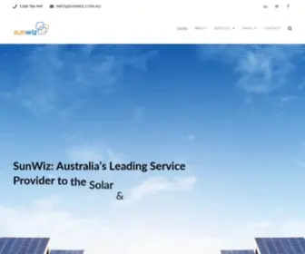 Sunwiz.com.au(Australian solar market intelligence) Screenshot