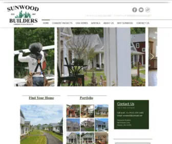 Sunwood-Builders.com(HOME) Screenshot