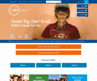 Suny.edu(The State University of New York) Screenshot