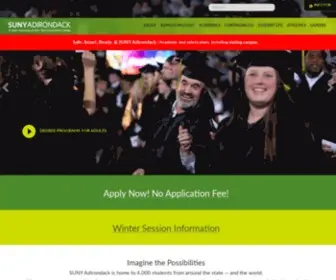 Sunyacc.edu(SUNY Adirondack) Screenshot