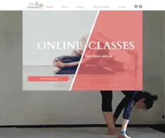 Sunyoga.de(SUNYOGA Hot Yoga in Berlin) Screenshot