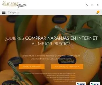 Sunzestfruits.com(Comprar naranjas online) Screenshot