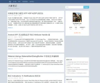 Sunzhongwei.com(大象笔记) Screenshot