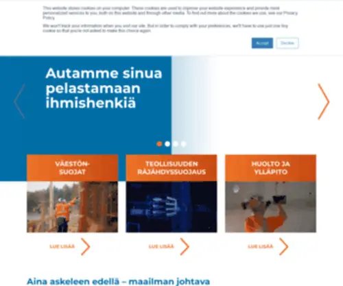 Suoja-Expert.fi(Väestönsuoja) Screenshot