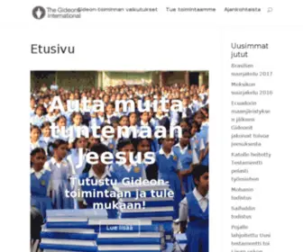 Suomengideonit.fi(Suomengideonit) Screenshot