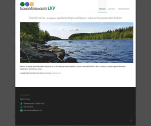 Suomenmetsakiinteistot.com(Suomen metsäkiinteistöt lkv) Screenshot