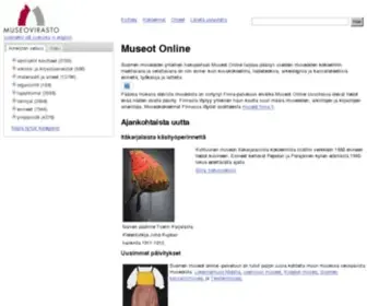 Suomenmuseotonline.fi(Suomen Museot Online) Screenshot