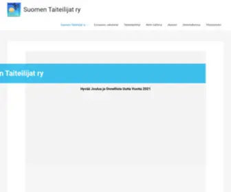 Suomentaiteilijat.net(Valtakunnallinen vapaa taideyhdistys vuodesta 1968) Screenshot