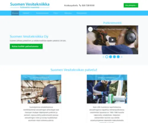 Suomenvesitekniikka.fi(Suomen Vesitekniikka on täyden palvelun LVI) Screenshot