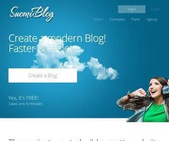 Suomiblog.com(Create a Free Website or Blog) Screenshot