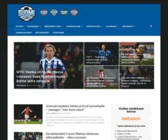 Suomifutis.com(Jalkapallouutisia Suomesta ja ulkomailta) Screenshot