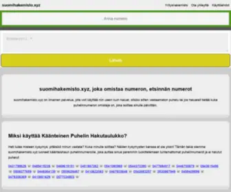 Suomihakemisto.xyz(Puhelin Spam) Screenshot