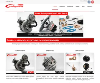 Suotepower.com.mx(Venta y reparación de turbos en México) Screenshot