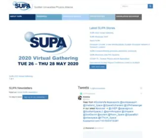 Supa.ac.uk(Physics Scotland) Screenshot