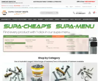 Supacheapbolts.com.au(Bolts and Nuts Australia) Screenshot