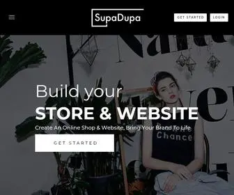 Supadupa.me(Store and website builder) Screenshot