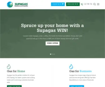 Supagas.net.au(Leading LPG and Gas Bottle Suppliers) Screenshot