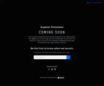 Supakar.com(Supakar Streetwear) Screenshot