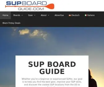 Supboardguide.com(The SUP Board Guide) Screenshot