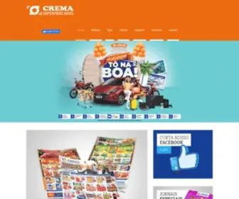 Supcrema.com.br(Supermercados Crema) Screenshot