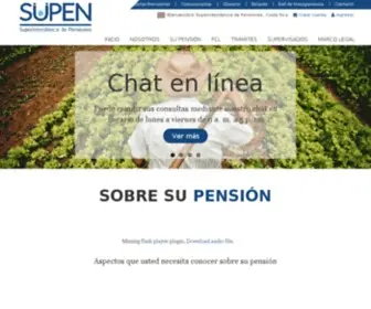 Supen.fi.cr(INICIO) Screenshot