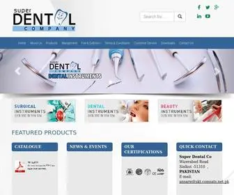 Super-Dent.com(Super Dental Company) Screenshot