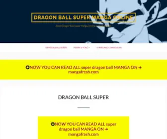 Super-Dragon-Ball.com(Dragon Ball Super Manga Online) Screenshot