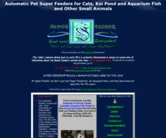 Super-Feed.com(Automatic Cat Feeder) Screenshot