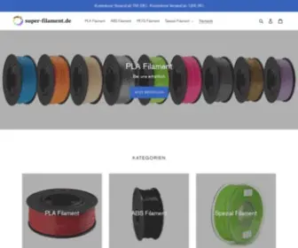 Super-Filament.de(Shop) Screenshot
