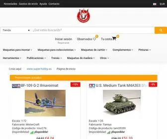 Super-Hobby.es(Tienda de modelismo) Screenshot