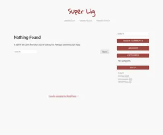 Super-Lig.net(Süper) Screenshot