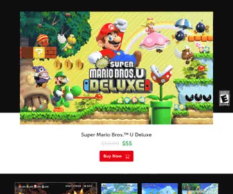 Super-Mario-Deluxe.com(Super Mario Bros) Screenshot