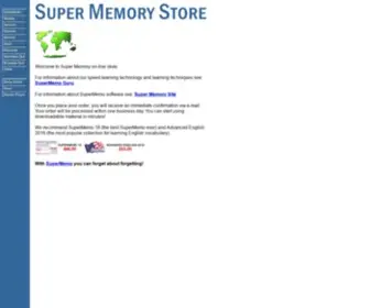 Super-Memo.com(SuperMemo Store) Screenshot