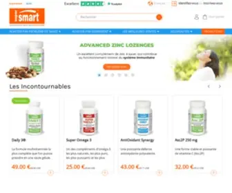 Super-Smart.eu(Vitamines et Compléments Alimentaires d'Exception) Screenshot