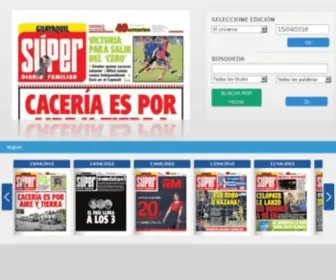 Super.com.ec(Diario Familiar) Screenshot