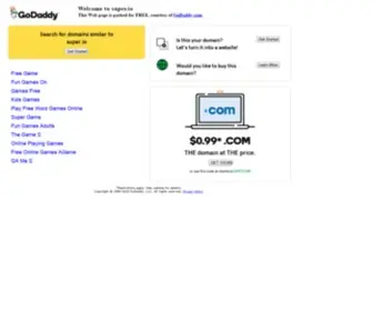 Super.io(Web hosting provider) Screenshot