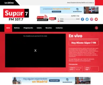 Super7FM.com(107.7 fm) Screenshot