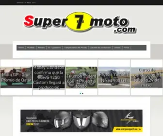 Super7Moto.com(Home) Screenshot