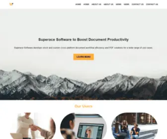 Superace.com(Document Software Improving Your Productivity) Screenshot