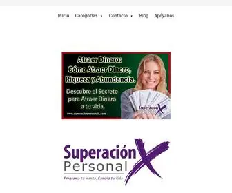 Superacionpersonalx.com(Atraer) Screenshot