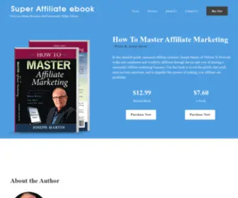 Superaffiliateebook.com(Super Affiliate Ebook) Screenshot