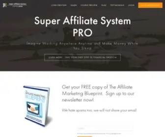 Superaffiliatesystem.org(Super Affiliate System with John Crestani) Screenshot