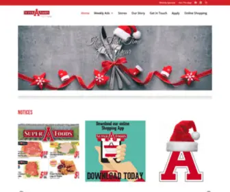 Superafoods.com(Super A Foods) Screenshot