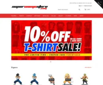 SuperanimeStore.com(Super Anime Store) Screenshot