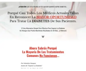 Superarladiabetes.com(Tratamiento Natural Para La Diabetes) Screenshot